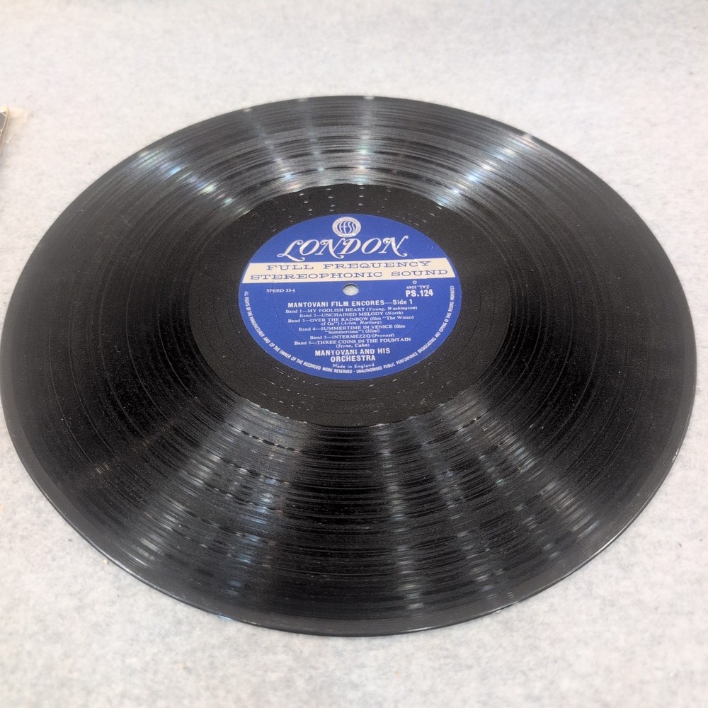 Mantovani Film Encores Volume 1 Vinyl LP London Records PS 124 Stereophonic - Picture 3 of 6